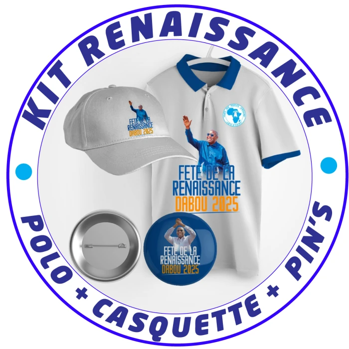 image KIT RENAISSANCE (POLO+CASQUETTE+PIN'S)