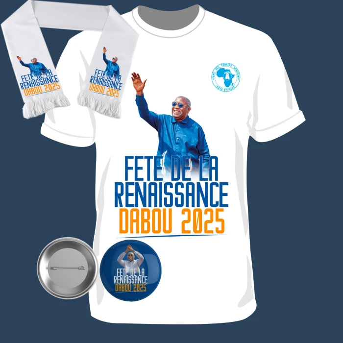 image KIT SOCIALISME (TEE-SHIRT + ECHARPE + PIN'S)